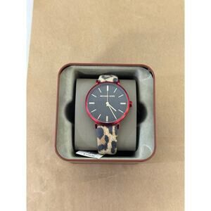 Michael Kors MK2931 Women's Addyson Cheetah-Print Leather Watch 40mm